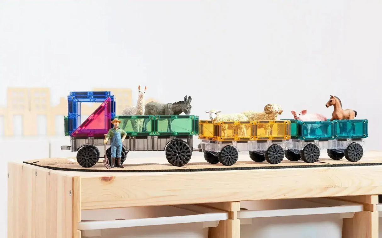 Connetix Pastel Transport Pack 50 Piece - Toybox Tales