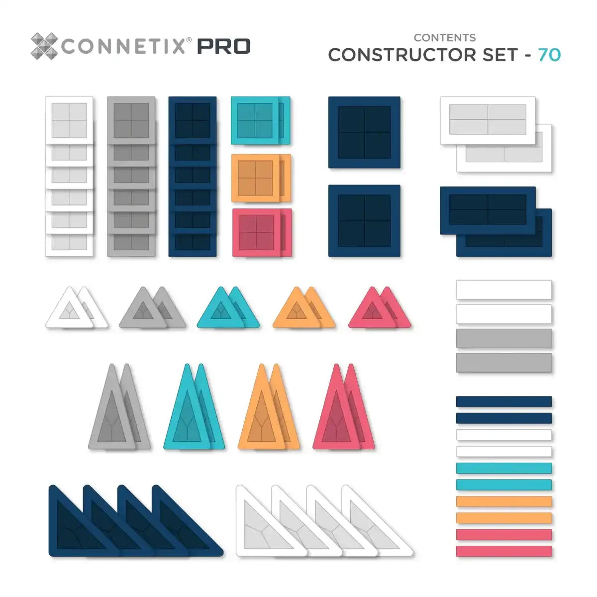 Connetix | Pro Constructor Set 70 Piece