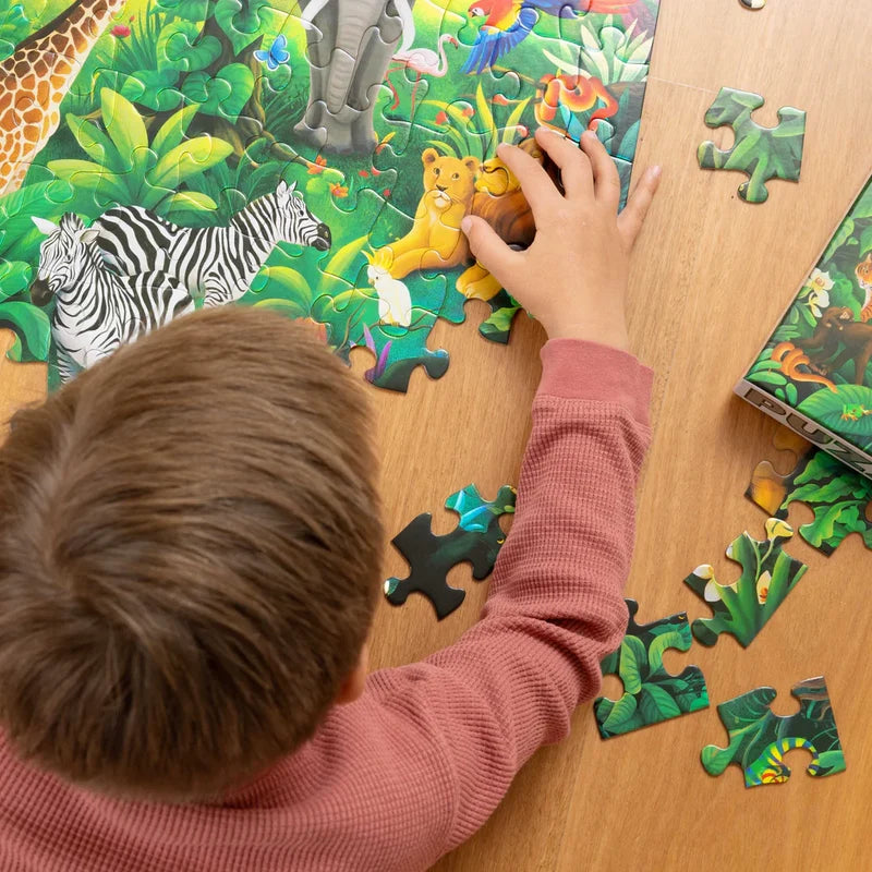 Holographic Puzzle 100 Piece | Jungle Paradise