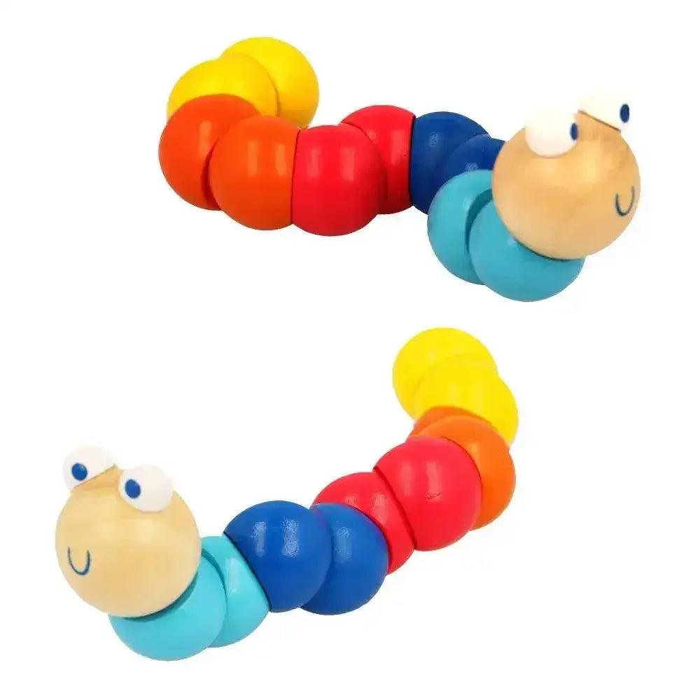 Woody the Jointed Worm FSC™ 100% certified - Toybox Tales