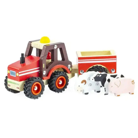 Tractor & Trailer Set FSCβ’ 100% certified - Toybox Tales
