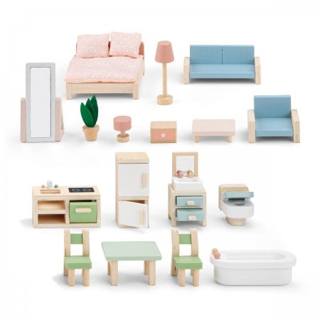 New Classic Toys - Doll House with Furniture