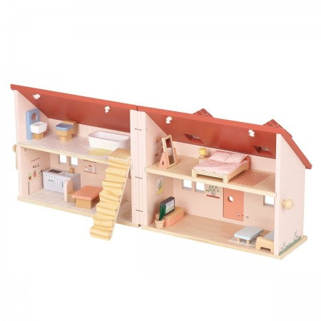 New Classic Toys - Mini Folding Doll House (with furniture)