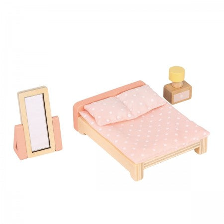 New Classic Toys - Mini Folding Doll House (with furniture)