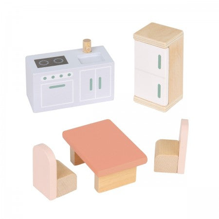 New Classic Toys - Mini Folding Doll House (with furniture)