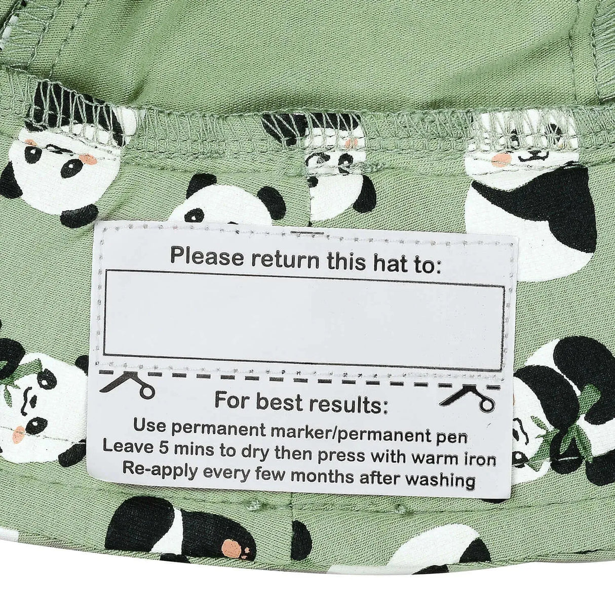 Classic Bucket Sun Hat - Panda