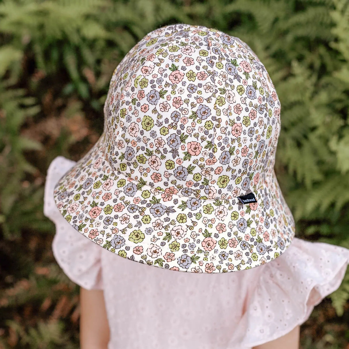 Ponytail Bucket Sun Hat - Floret