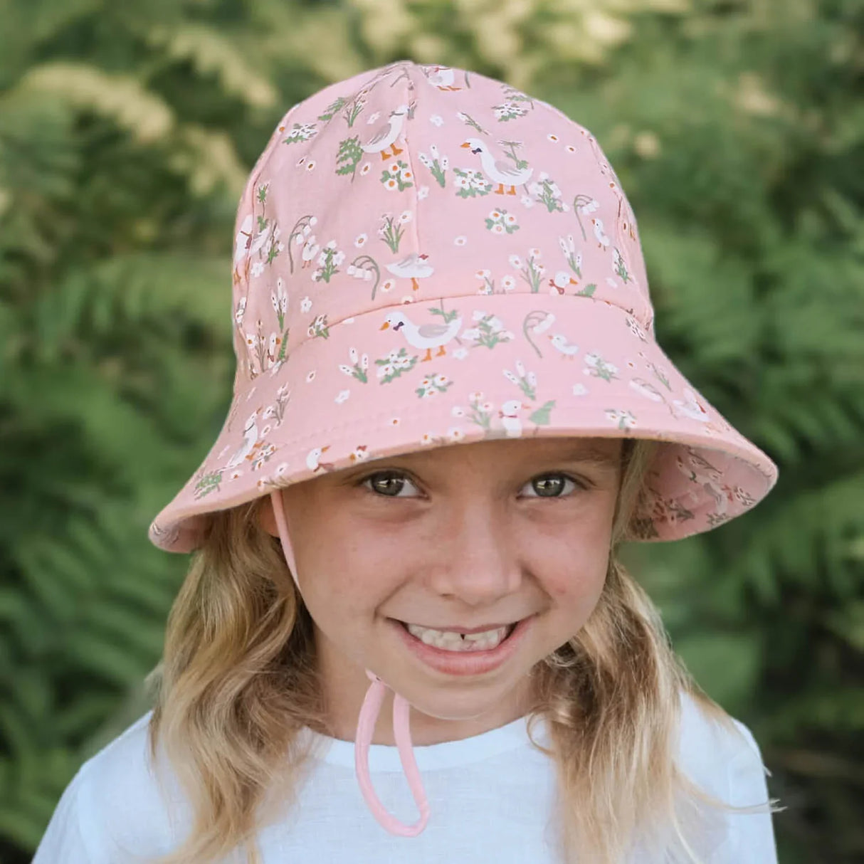 Ponytail Bucket Sun Hat - Quackers