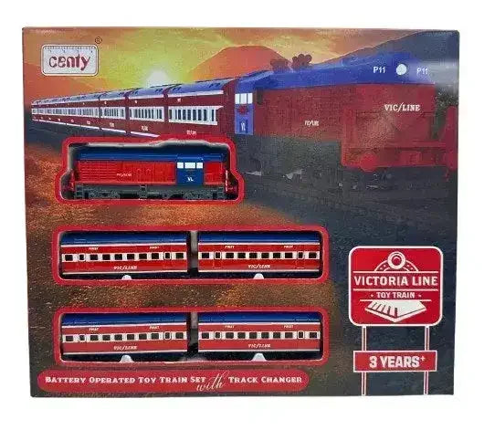 Victoria Line Toy Train - Toybox Tales