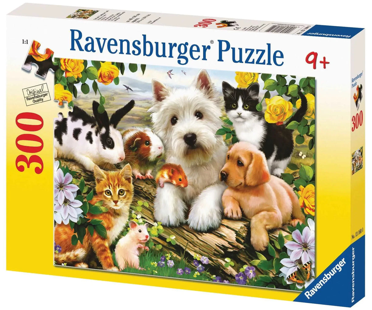 Ravensburger - Happy Animal Babies Puzzle 300p
