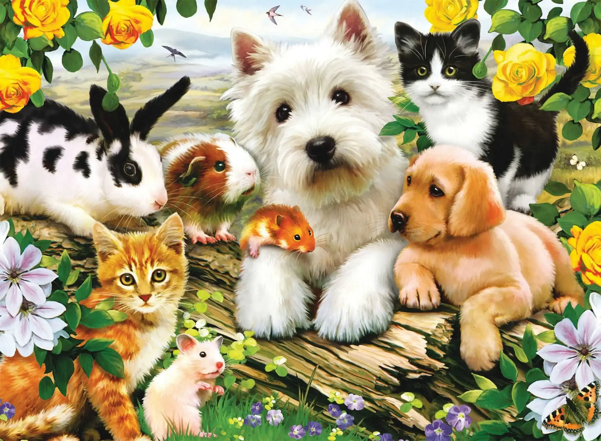 Ravensburger - Happy Animal Babies Puzzle 300p