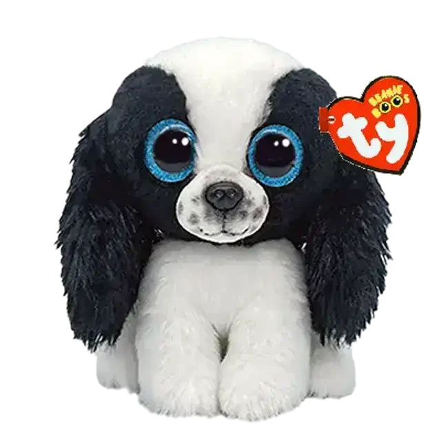 TY Beanie Boos | Sissy the Black & White Dog | Regular - Toybox Tales