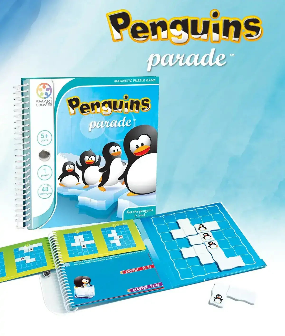 Smart Games | Magnetic | Penguins Parade - Toybox Tales