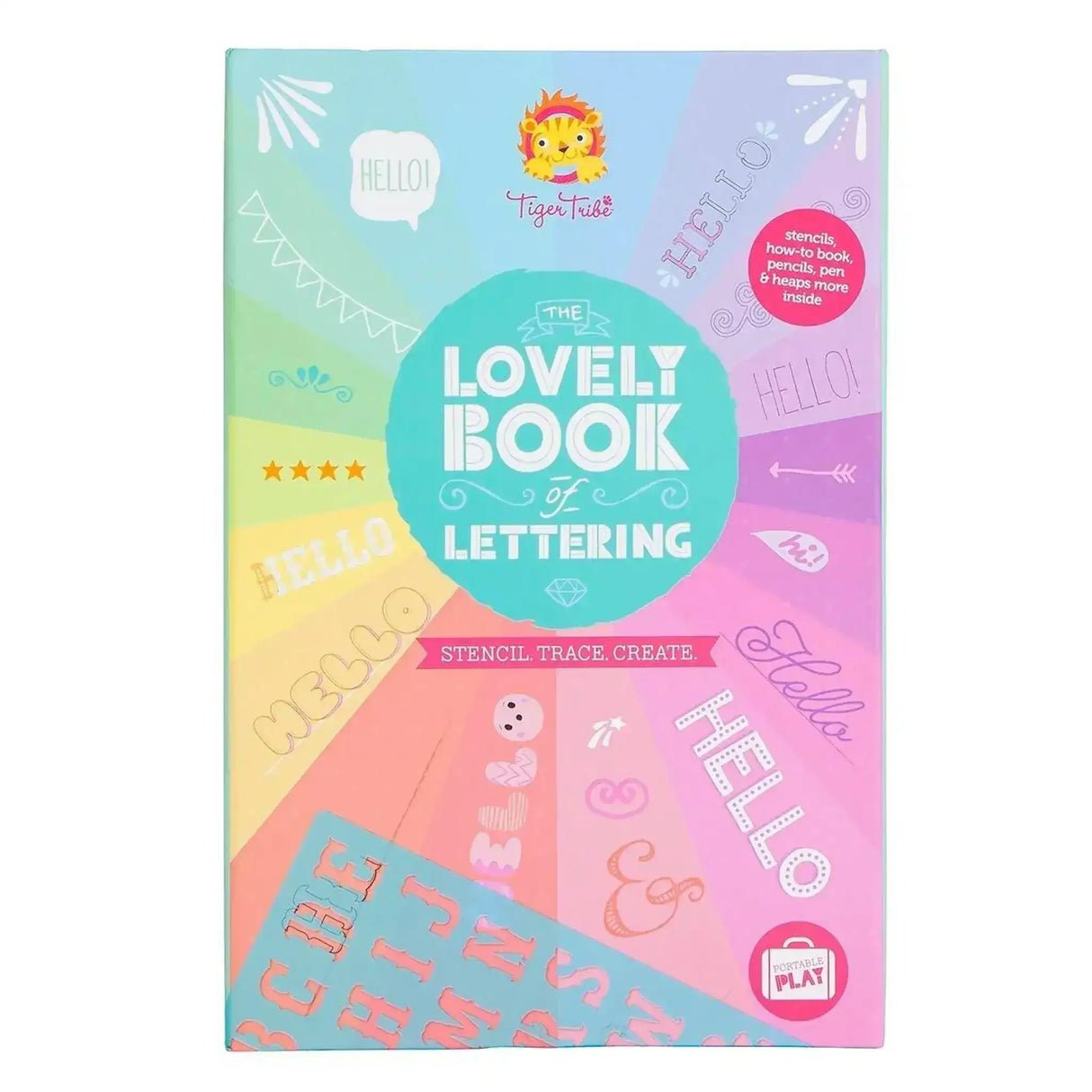 The Lovely Book of Lettering - Tiger Tribe - Toybox Tales