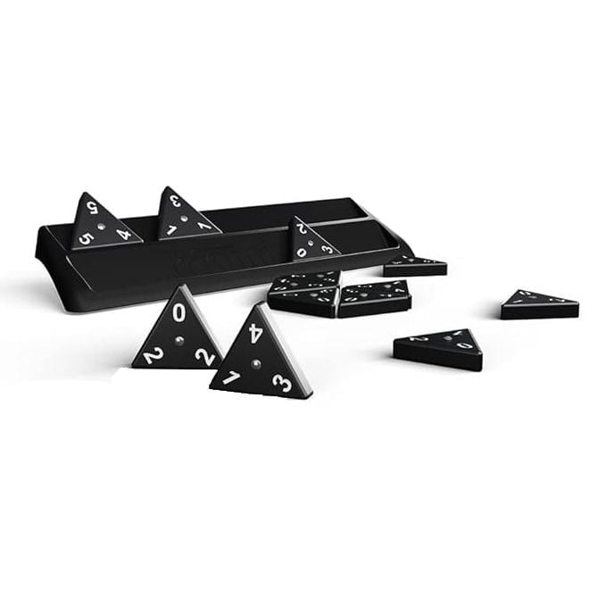 Triominos Onyx Edition black tiles and gameplay