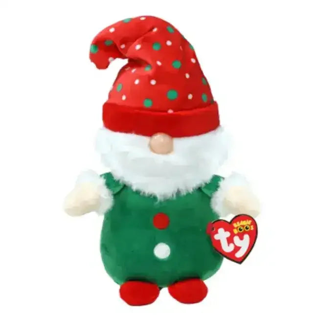 TY Beanie Boos | Gnolan the Green Gnome | Regular - Toybox Tales