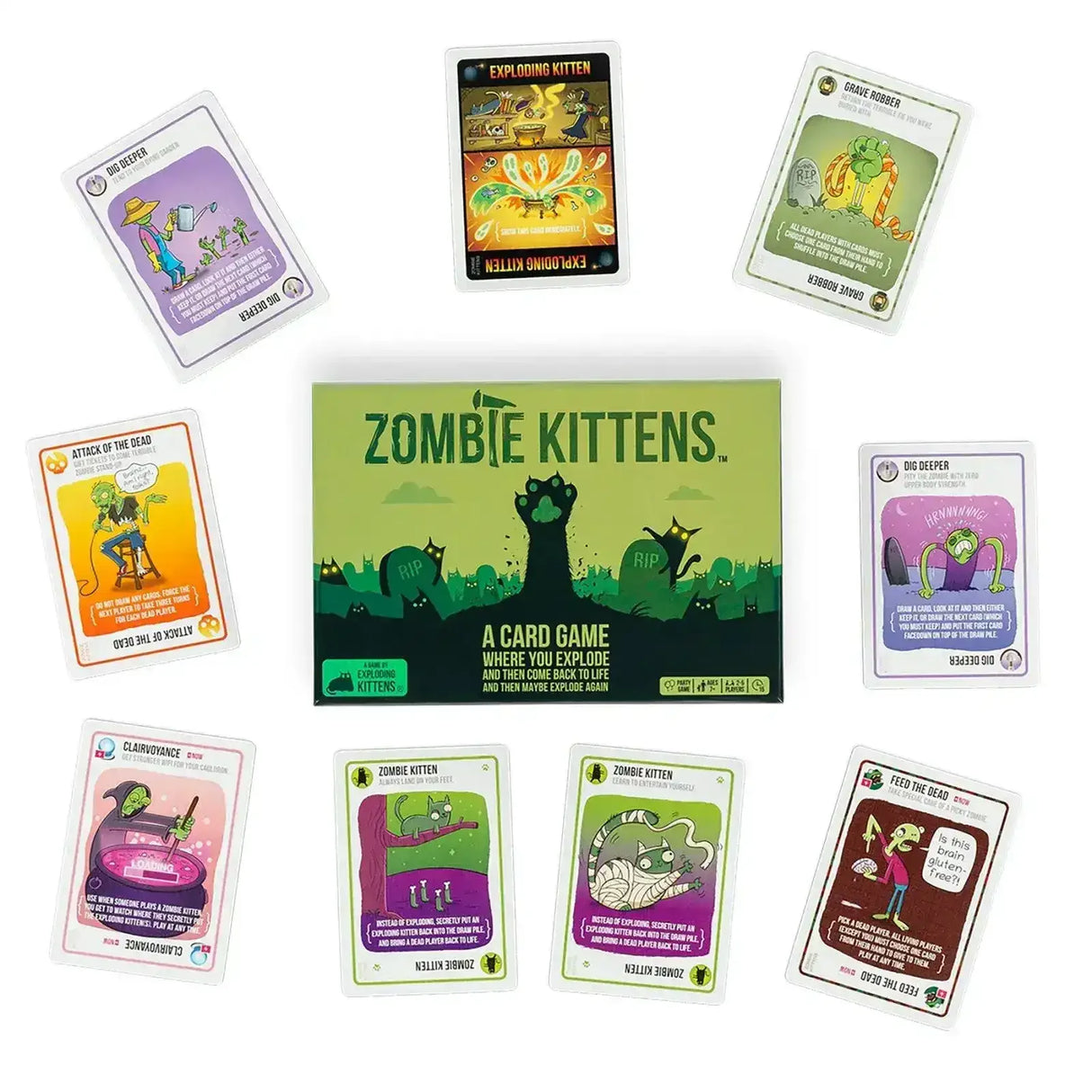 Zombie Kittens (By Exploding Kittens) - Toybox Tales