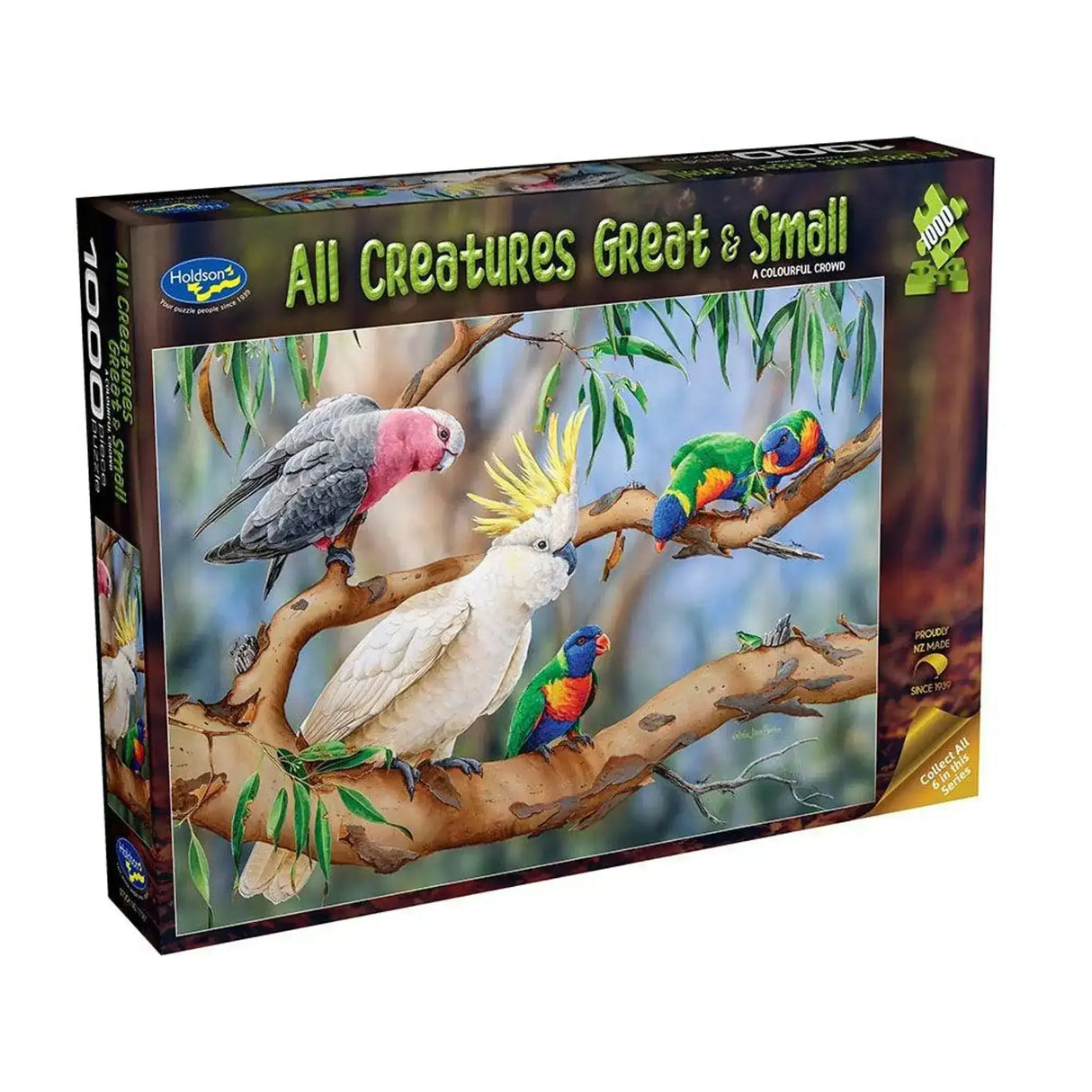 All Creatures Great & Small Puzzle 1000 Pieces BIRDS - Toybox Tales