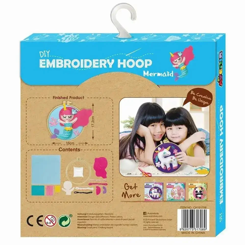 Avenir Embroidery Hoop - Mermaid - Toybox Tales