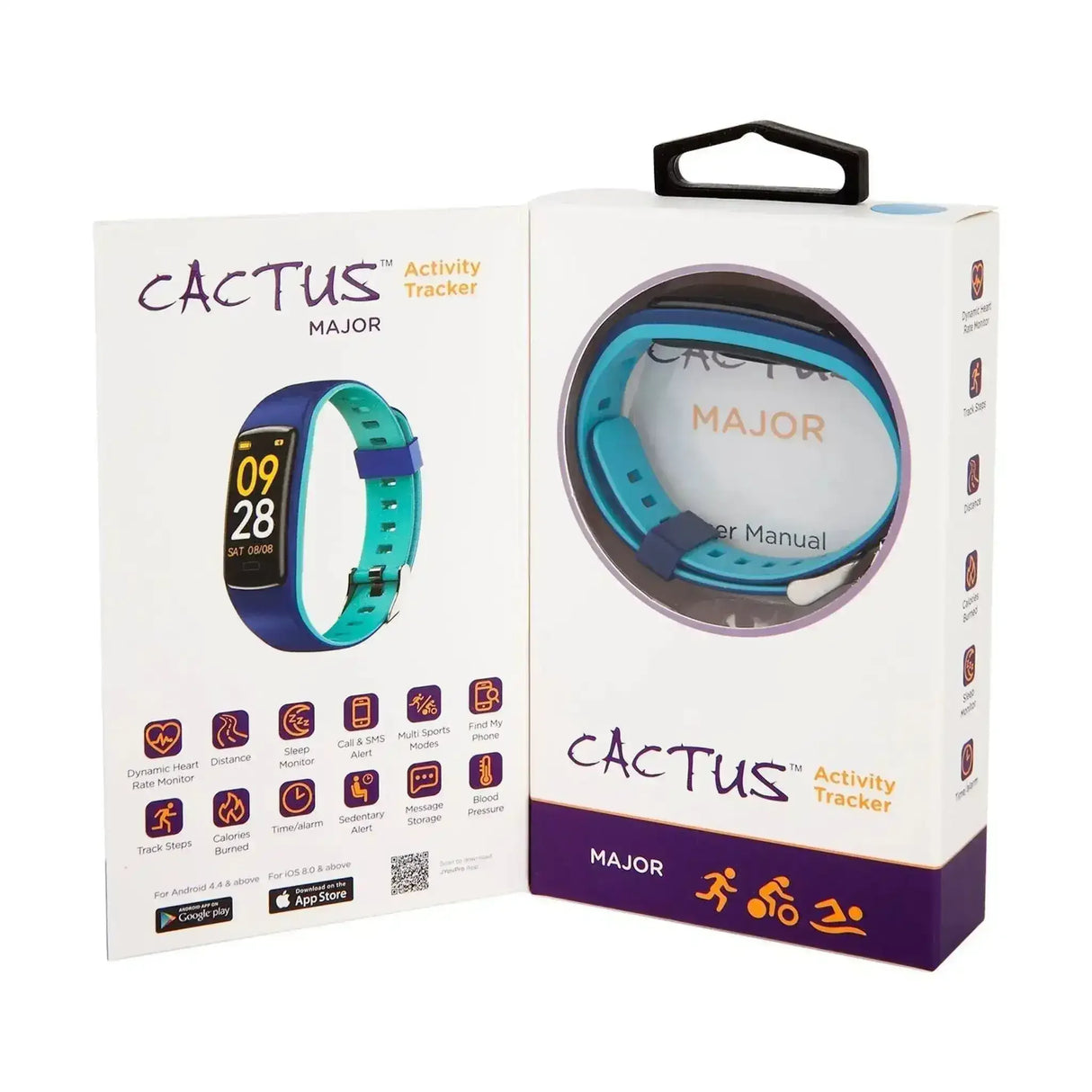 Cactus - Major - Kids and Teens Fitness Activity Tracker - Pink - Toybox Tales