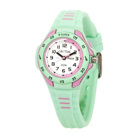 Cactus - Mentor - Time Teacher Watch - Green - Toybox Tales