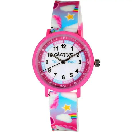 Cactus - Primary - Kids Watch - Unicorns - Pink - Toybox Tales