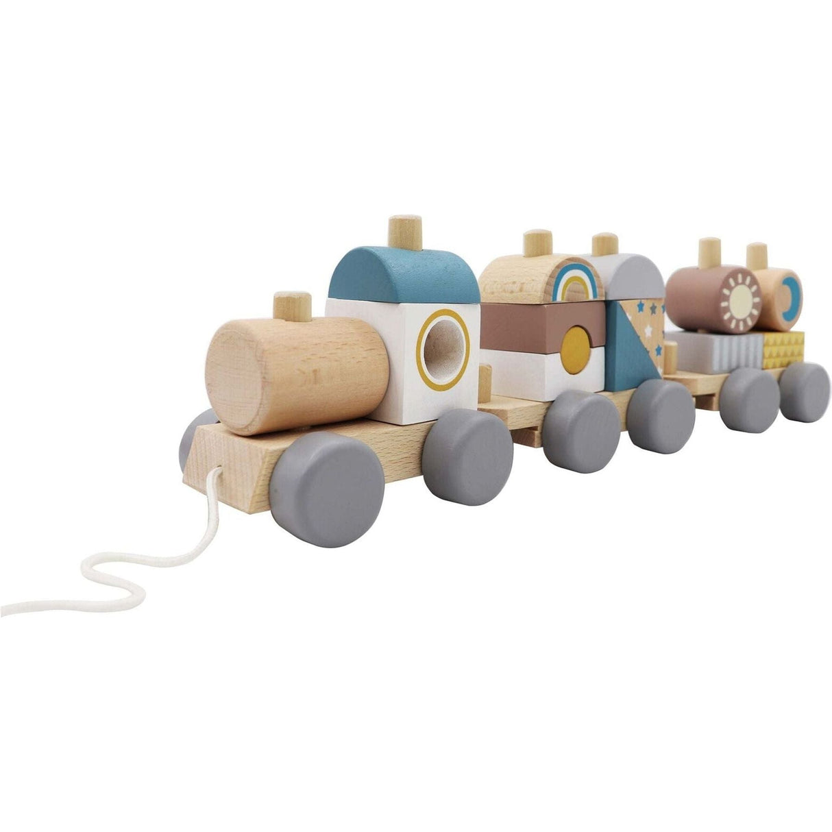 Calm & Breezy Stacking Block Train - Toybox Tales