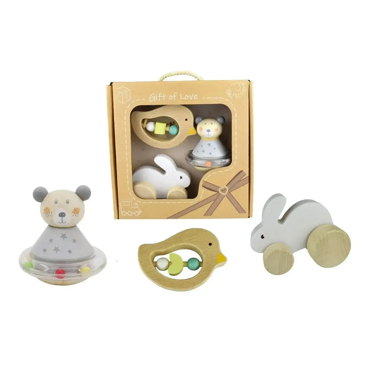 Calm and Breezy - Baby Gift Set 3 Piece - Toybox Tales