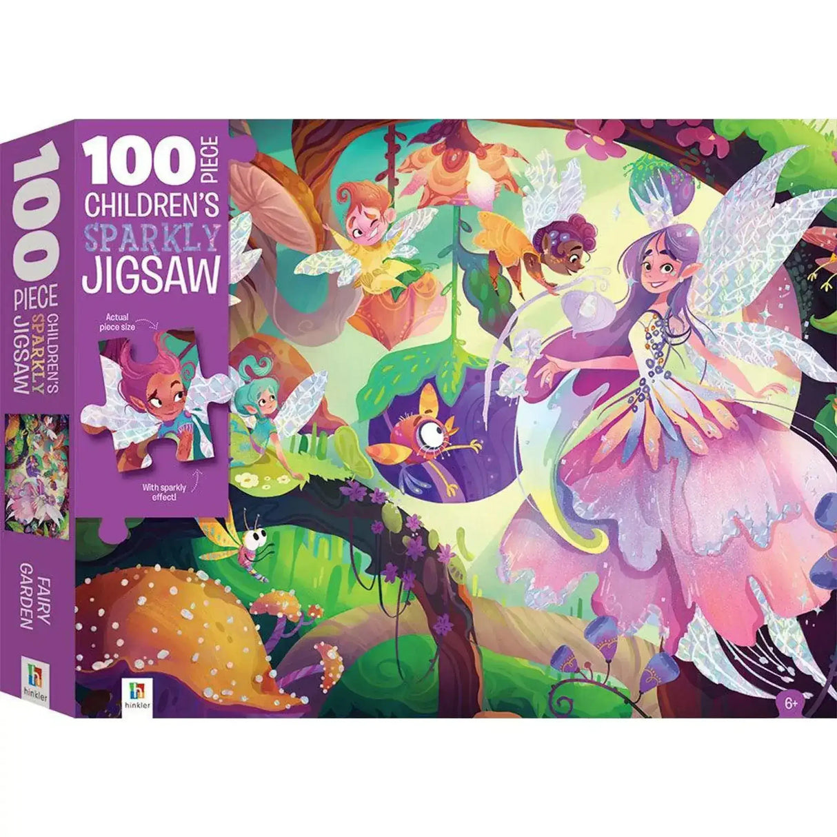 Childrens Sparkly Fairy 100 Piece Jigsaw - Toybox Tales