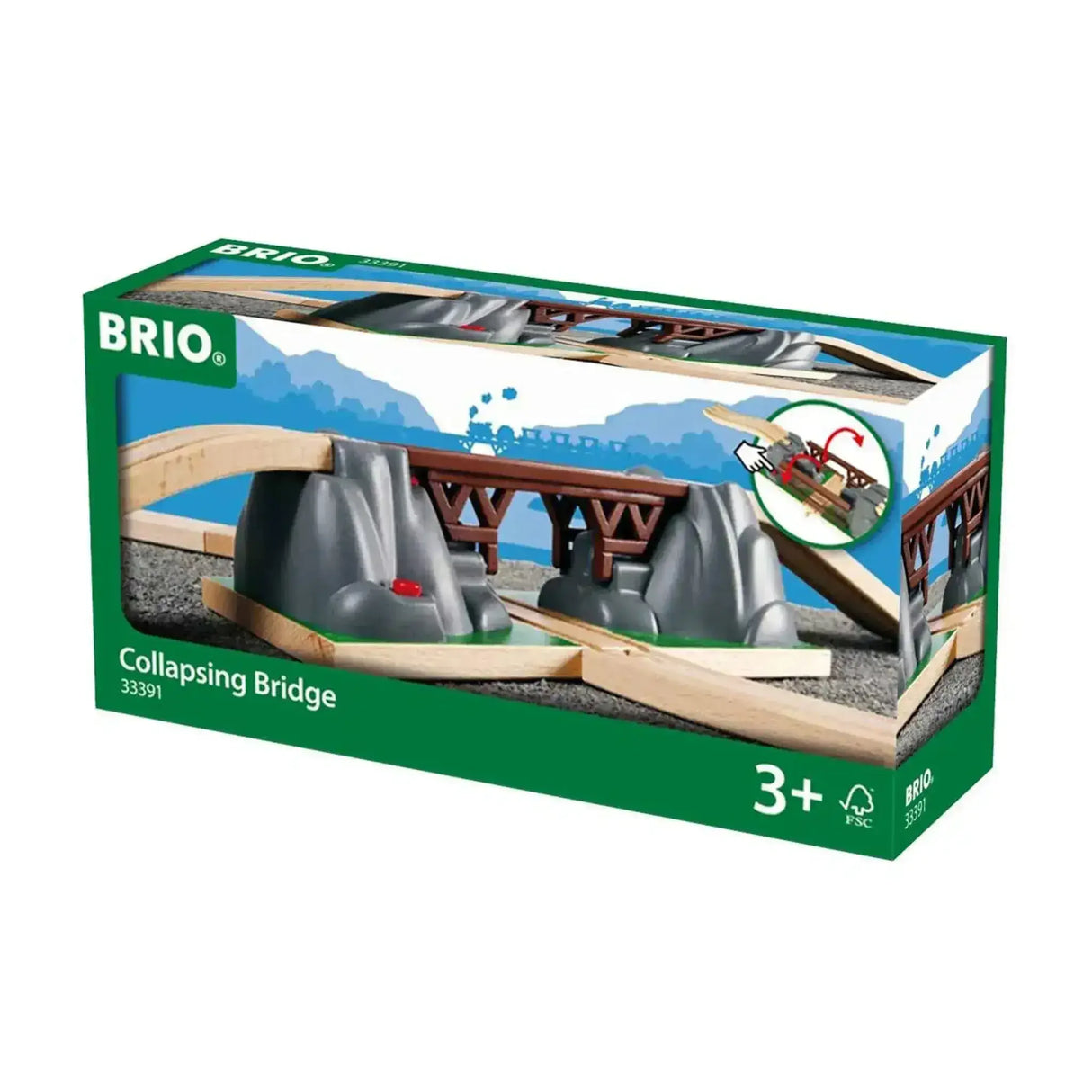 Collapsing Bridge 3 pieces - Toybox Tales