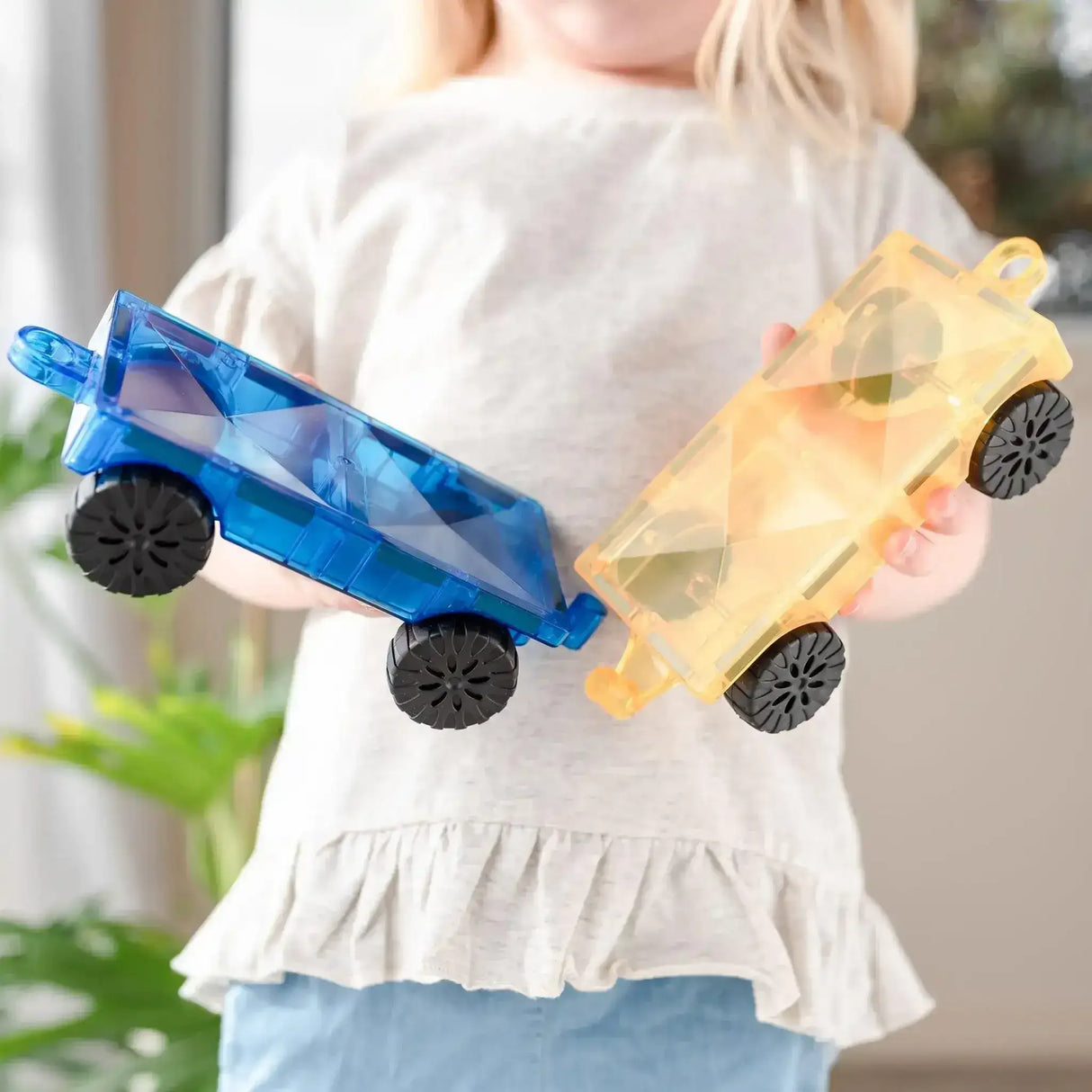 Connetix 2 Piece Car Pack Rainbow - Toybox Tales