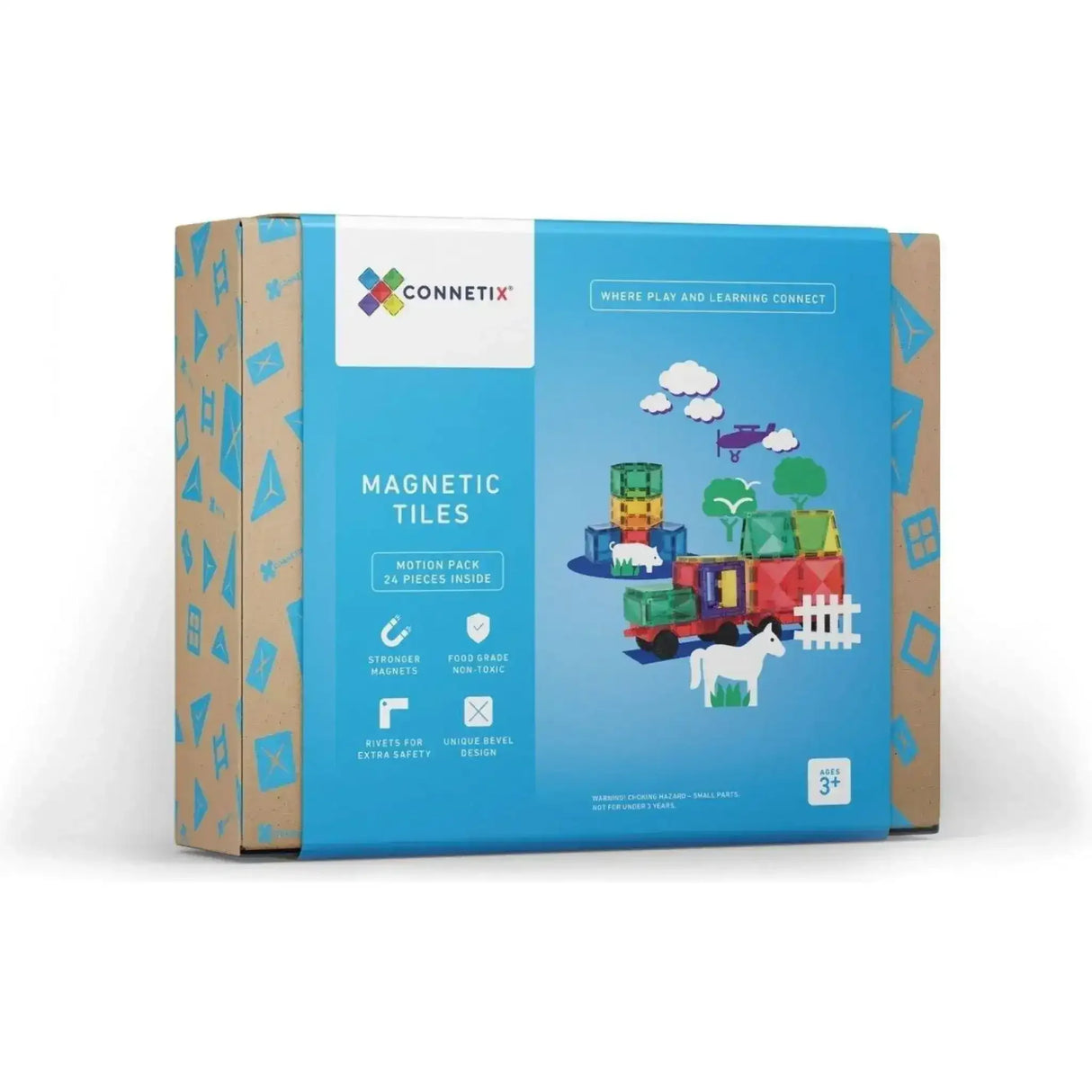 Connetix 24 Piece Motion Pack Rainbow - Toybox Tales