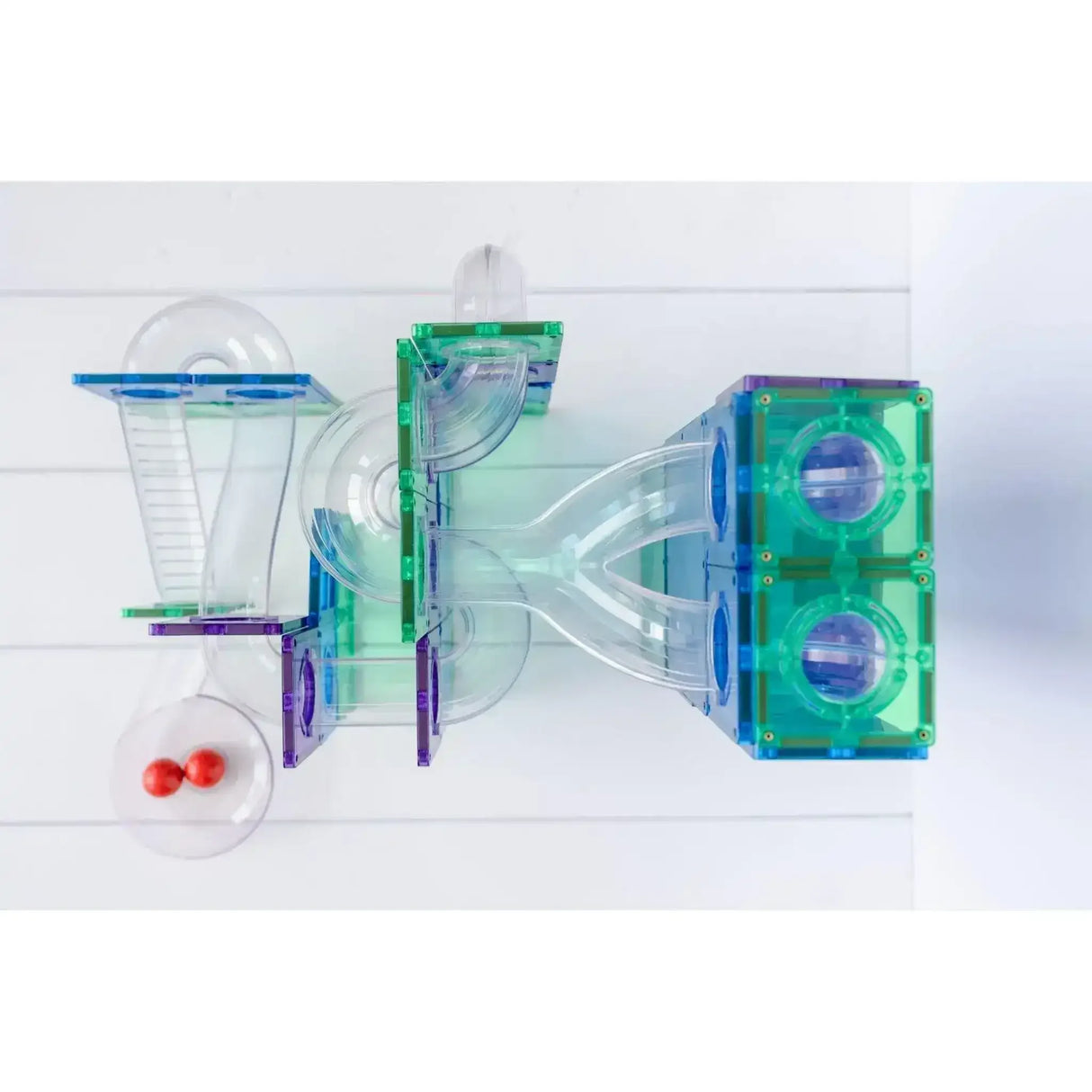 Connetix 92 Piece Ball Run Pack Rainbow - Toybox Tales