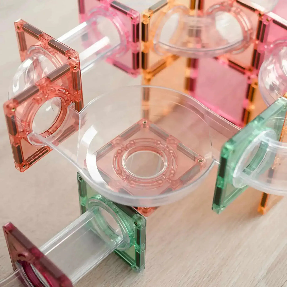 Connetix Pastel Ball Run Expansion Pack 80 Piece - Toybox Tales