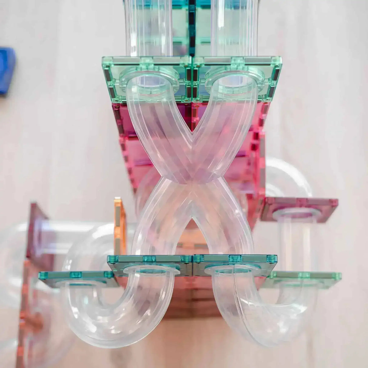 Connetix Pastel Ball Run Expansion Pack 80 Piece - Toybox Tales