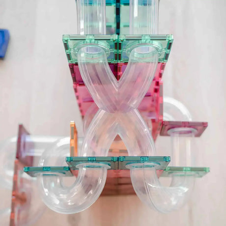 Connetix Pastel Ball Run Expansion Pack 80 Piece - Toybox Tales