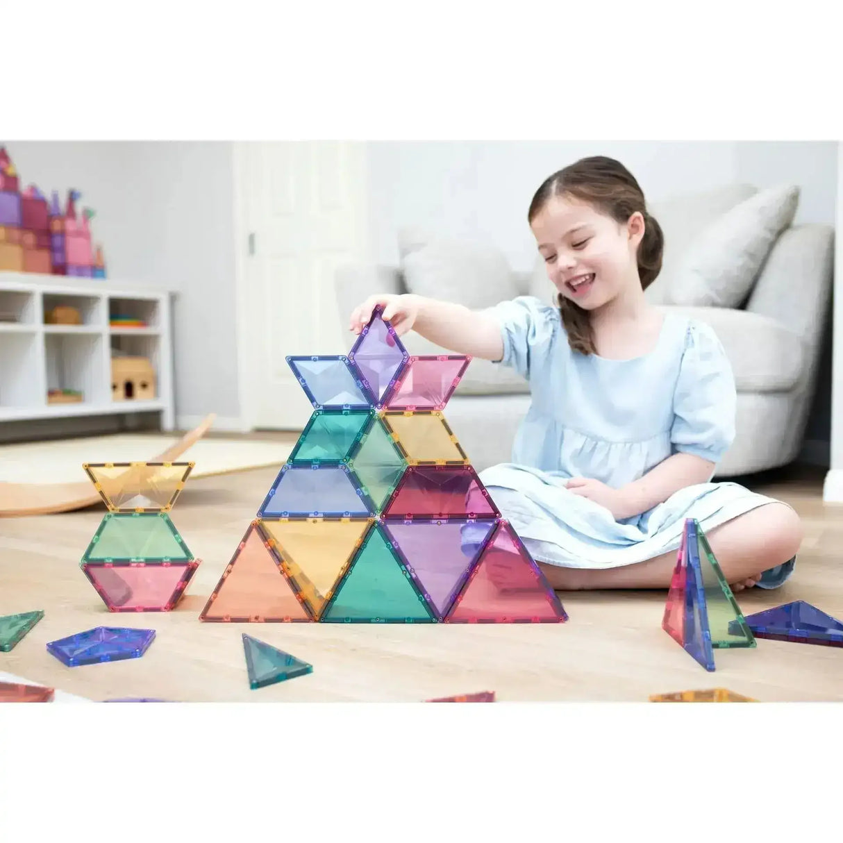 Connetix Pastel Shape Expansion Pack 48 Piece - Toybox Tales