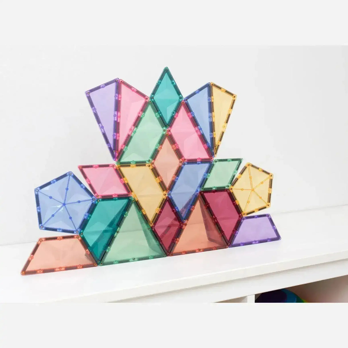 Connetix Pastel Shape Expansion Pack 48 Piece - Toybox Tales