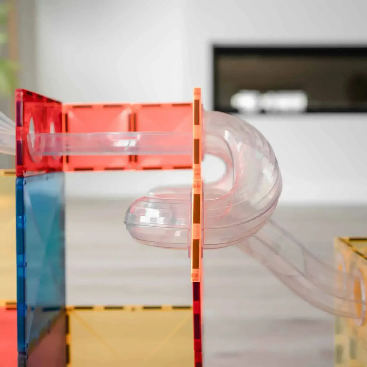 Connetix Rainbow Ball Run Expansion Pack 66 Piece - Toybox Tales