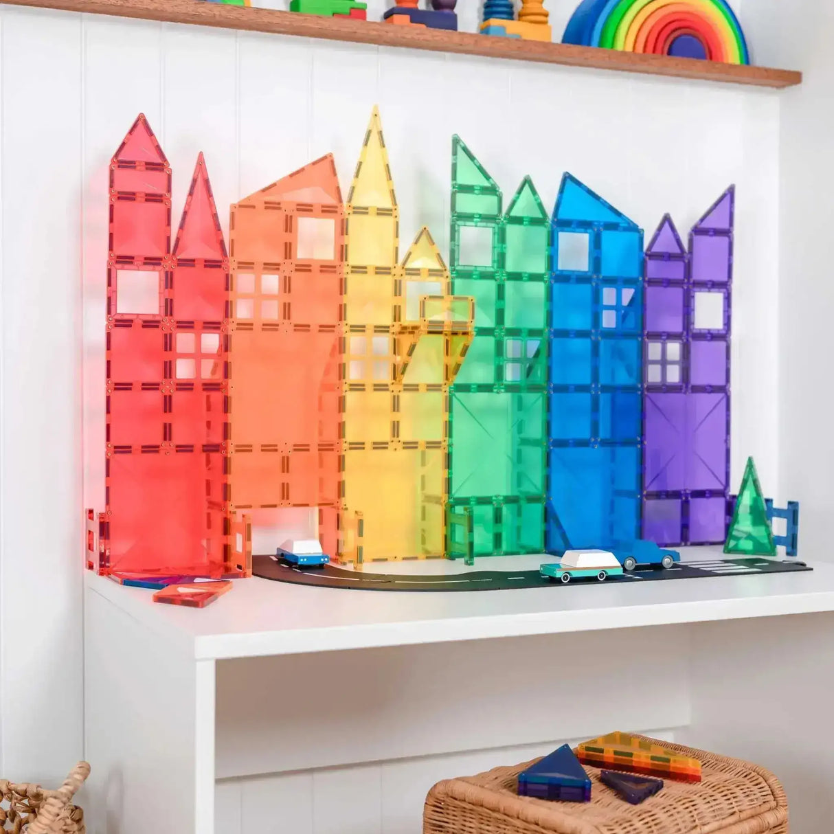 Connetix Rainbow Creative Pack 102 Piece - Toybox Tales