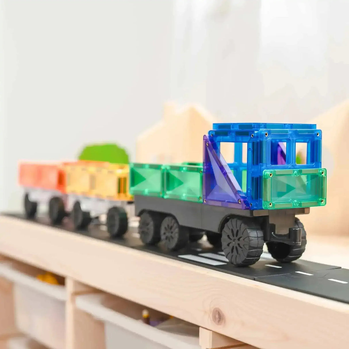 Connetix Rainbow Transport Pack 50 Piece - Toybox Tales