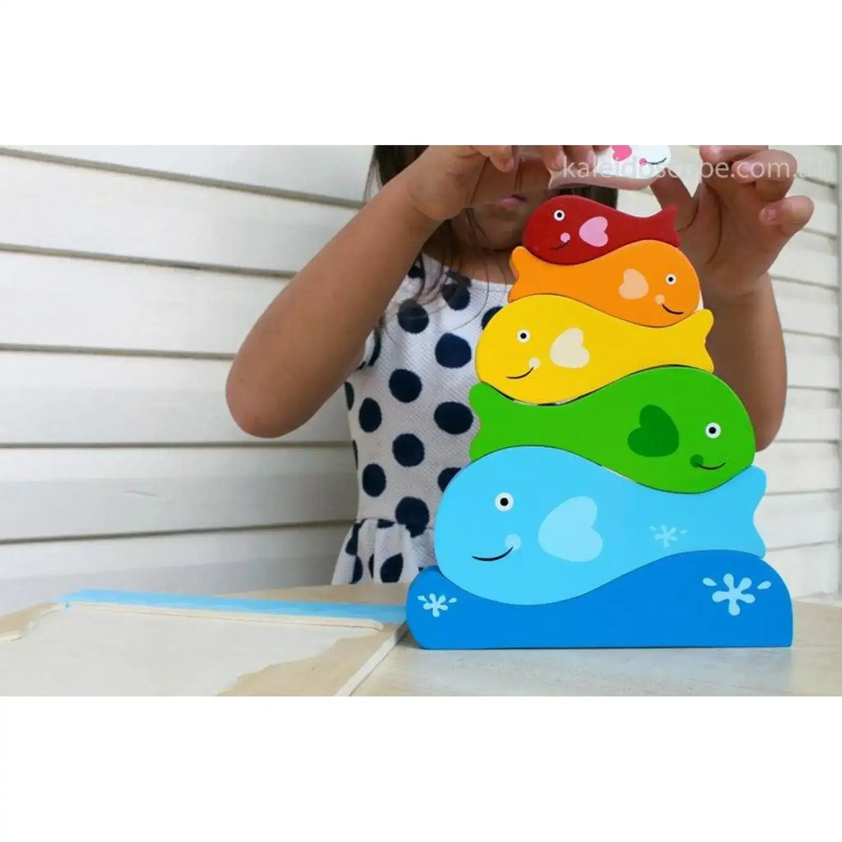 Fish Stacker Puzzle - Toybox Tales