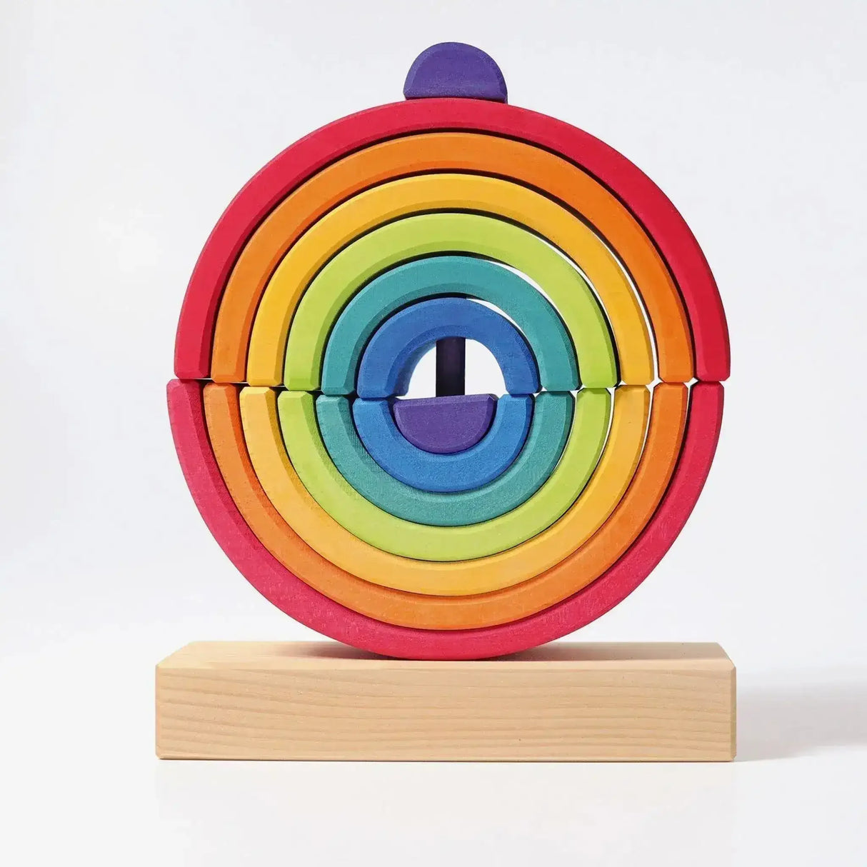 Grimm's Stacking Tower Double Rainbow - Toybox Tales