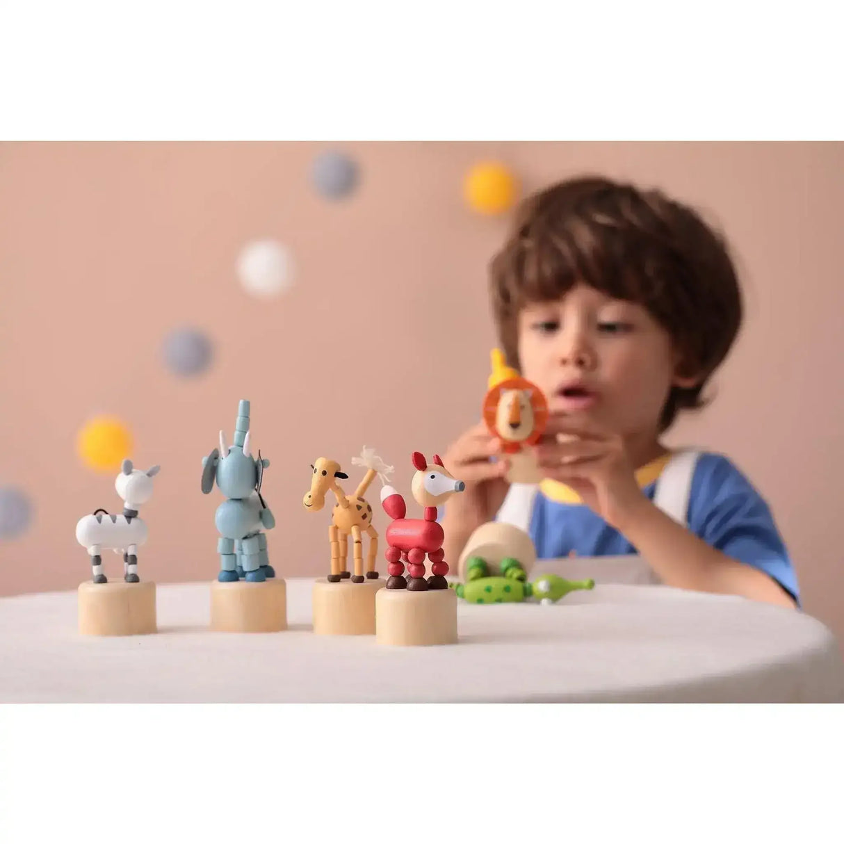 Kaper Kidz - WOODEN DANCING JUNGLE ANIMAL - Toybox Tales