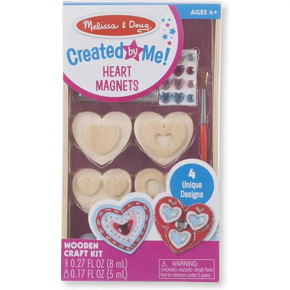 Melissa & Doug - Created by Me! Heart Magnets - Toybox Tales