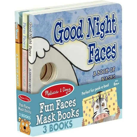 Melissa & Doug - Fun Faces Mask Book Bundle - 3 Pack - Toybox Tales