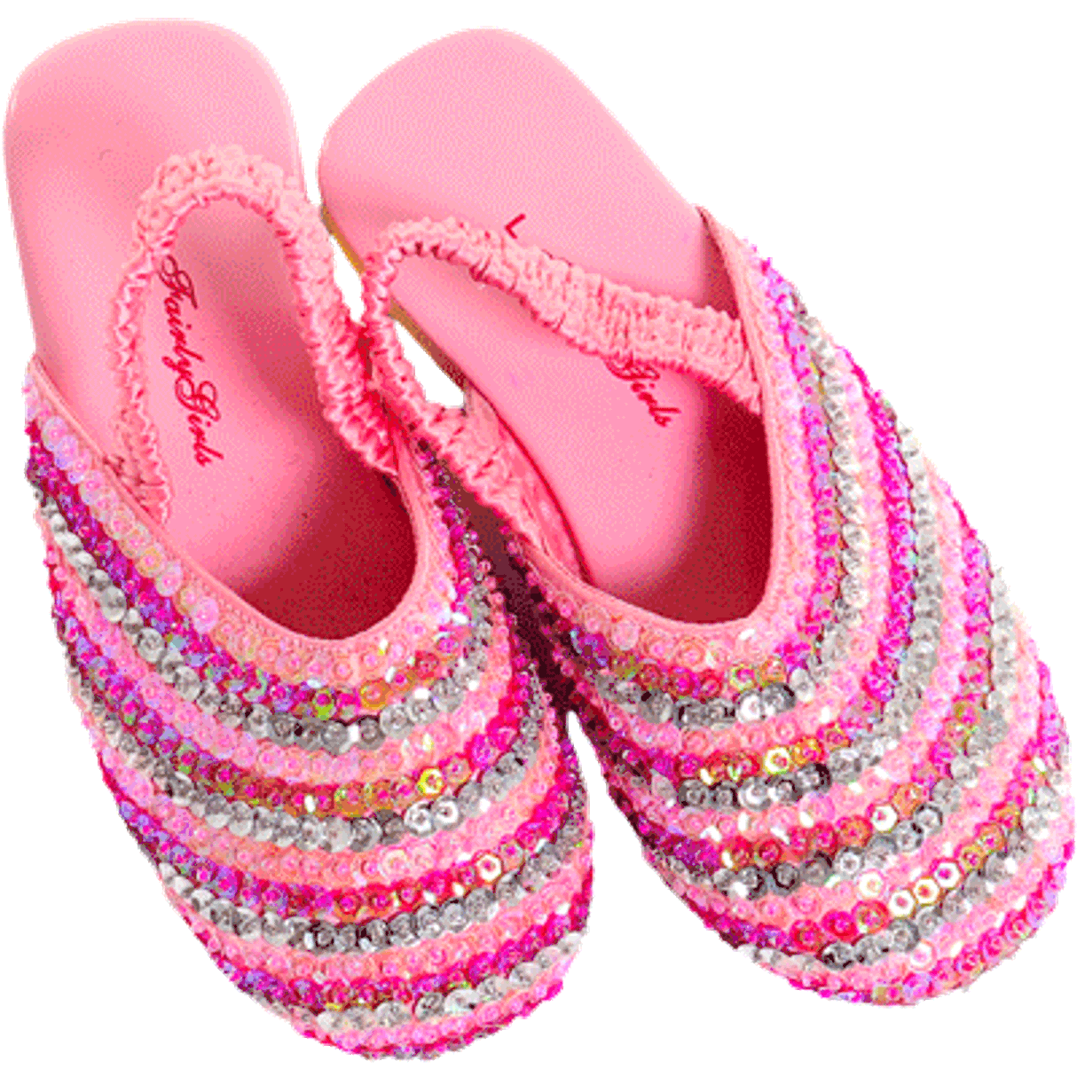 Princess Slide Shoes - Light Pink - Toybox Tales