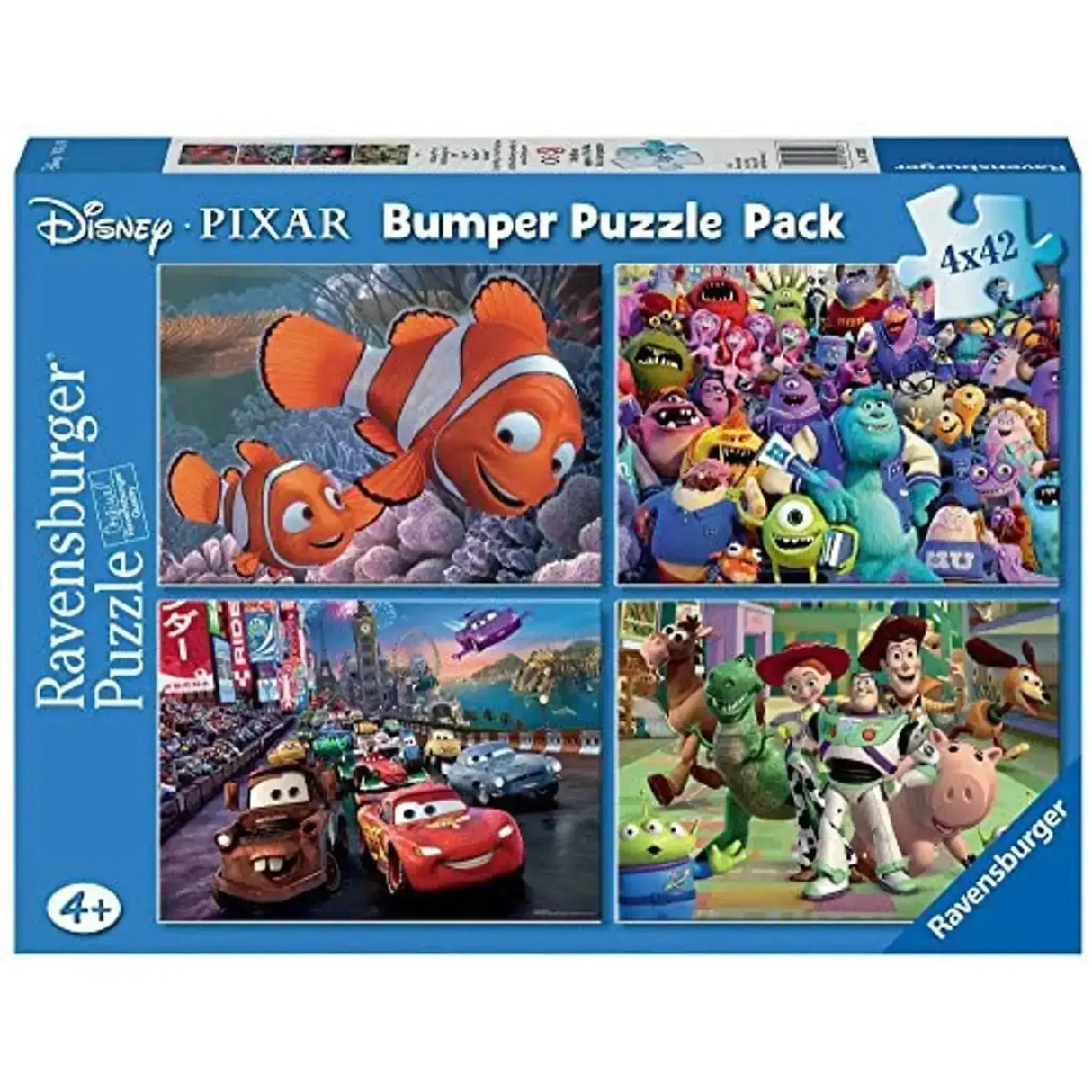 Ravensburger - Disney Pixar 4x42pc Bumper Pack - Toybox Tales