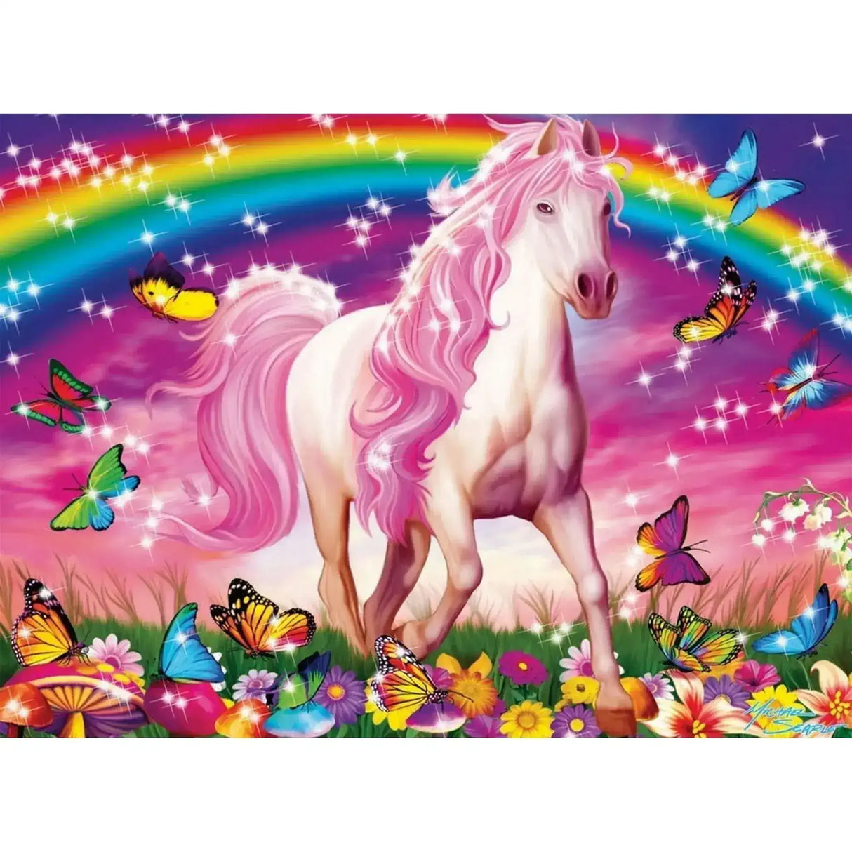 Ravensburger - Horse Dream Glitter Puzzle 100 Pieces - Toybox Tales