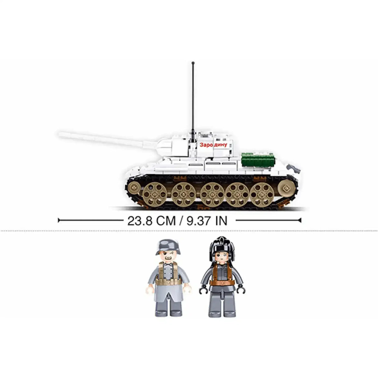 Sluban Army Battle Of Budapest - T-34/35 Medium Heavy Tank 518pcs - Toybox Tales